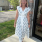 Porcelain Blue Zip Dress