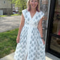 Porcelain Blue Zip Dress