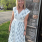 Porcelain Blue Zip Dress