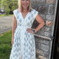 Porcelain Blue Zip Dress