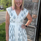 Porcelain Blue Zip Dress