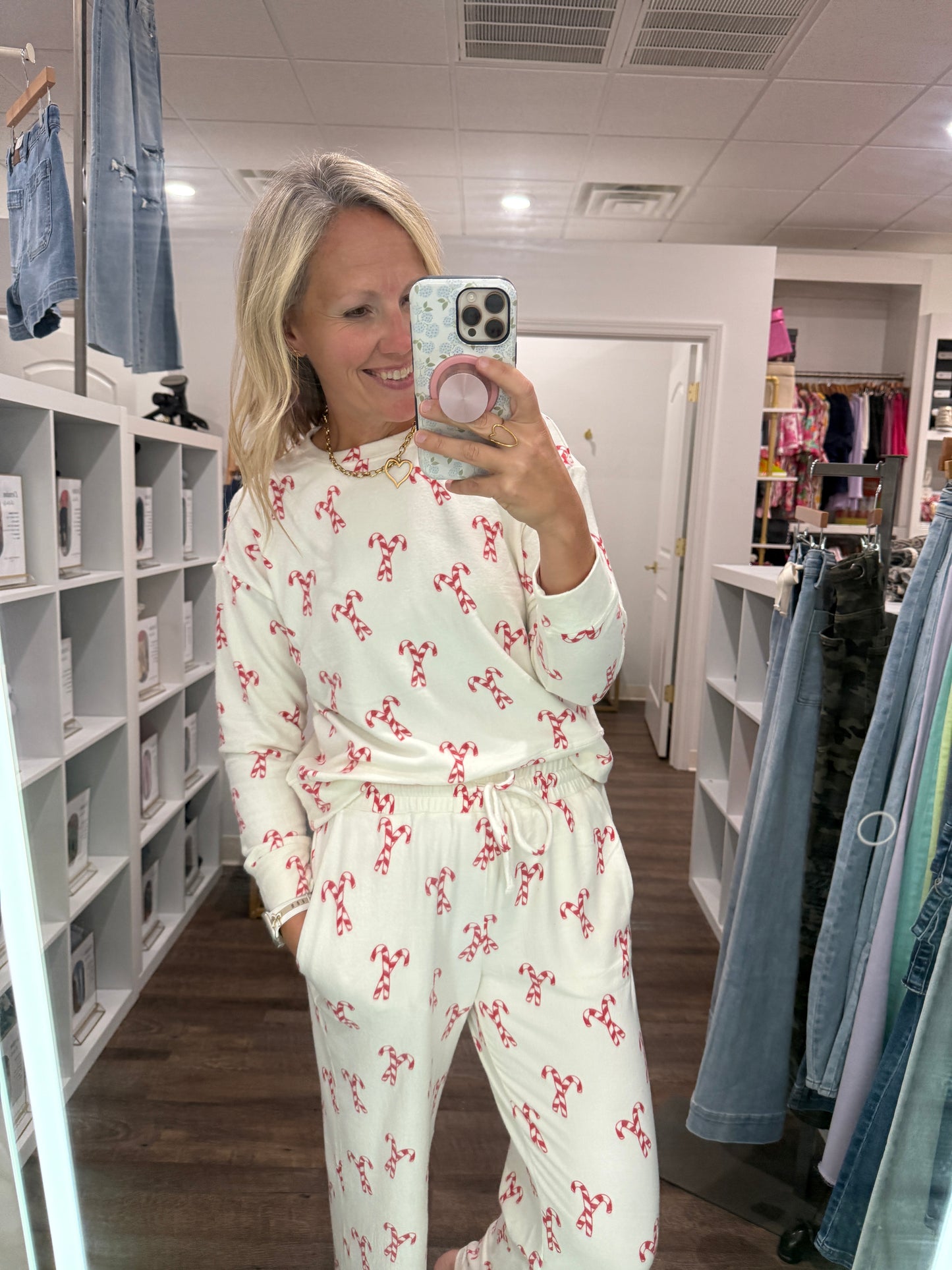 Candy Cane PJ Set