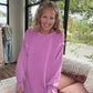 Classic Crew Pullover- Wild Berry