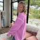 Classic Crew Pullover- Wild Berry