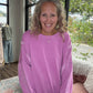 Classic Crew Pullover- Wild Berry
