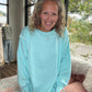 Classic Crew Pullover- Blue Razz
