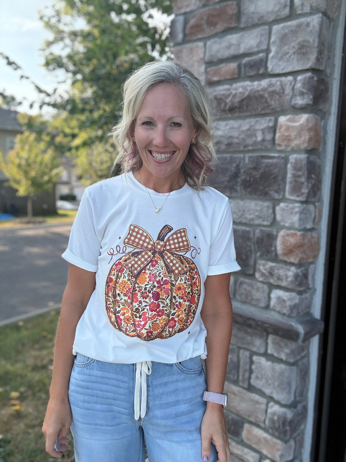 Pumpkin in Bloom Tee