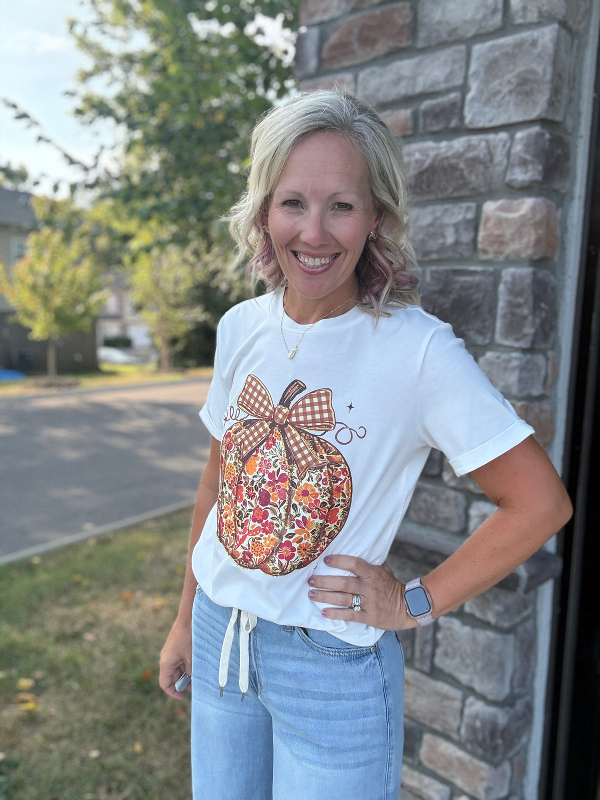 Pumpkin in Bloom Tee