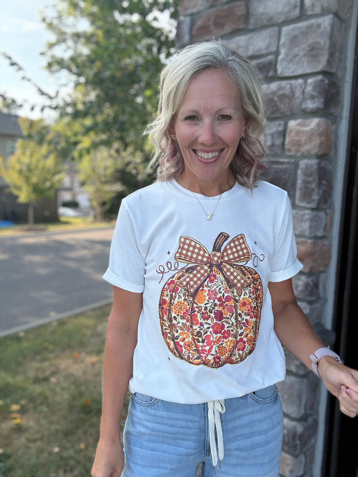 Pumpkin in Bloom Tee