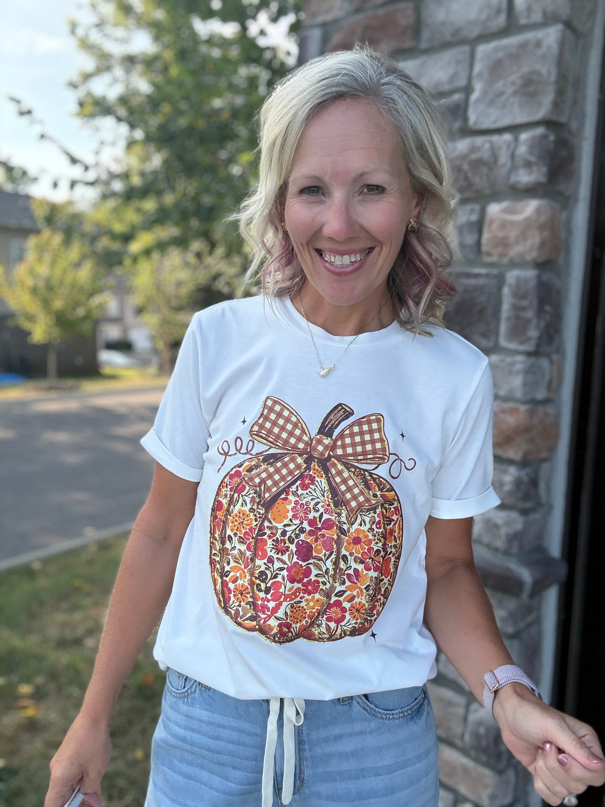 Pumpkin in Bloom Tee