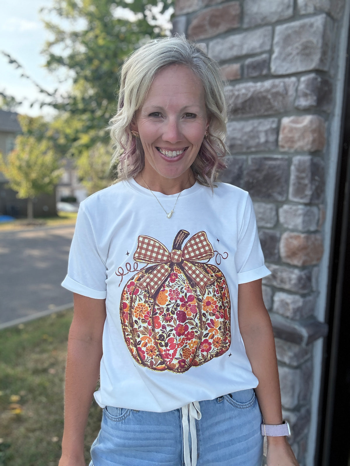 Pumpkin in Bloom Tee
