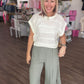 Breezy Days Linen Pant- Sage