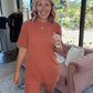 24/7 Ribbed Set - Burnt Orange