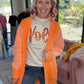 It's Friday Cardi- Orange