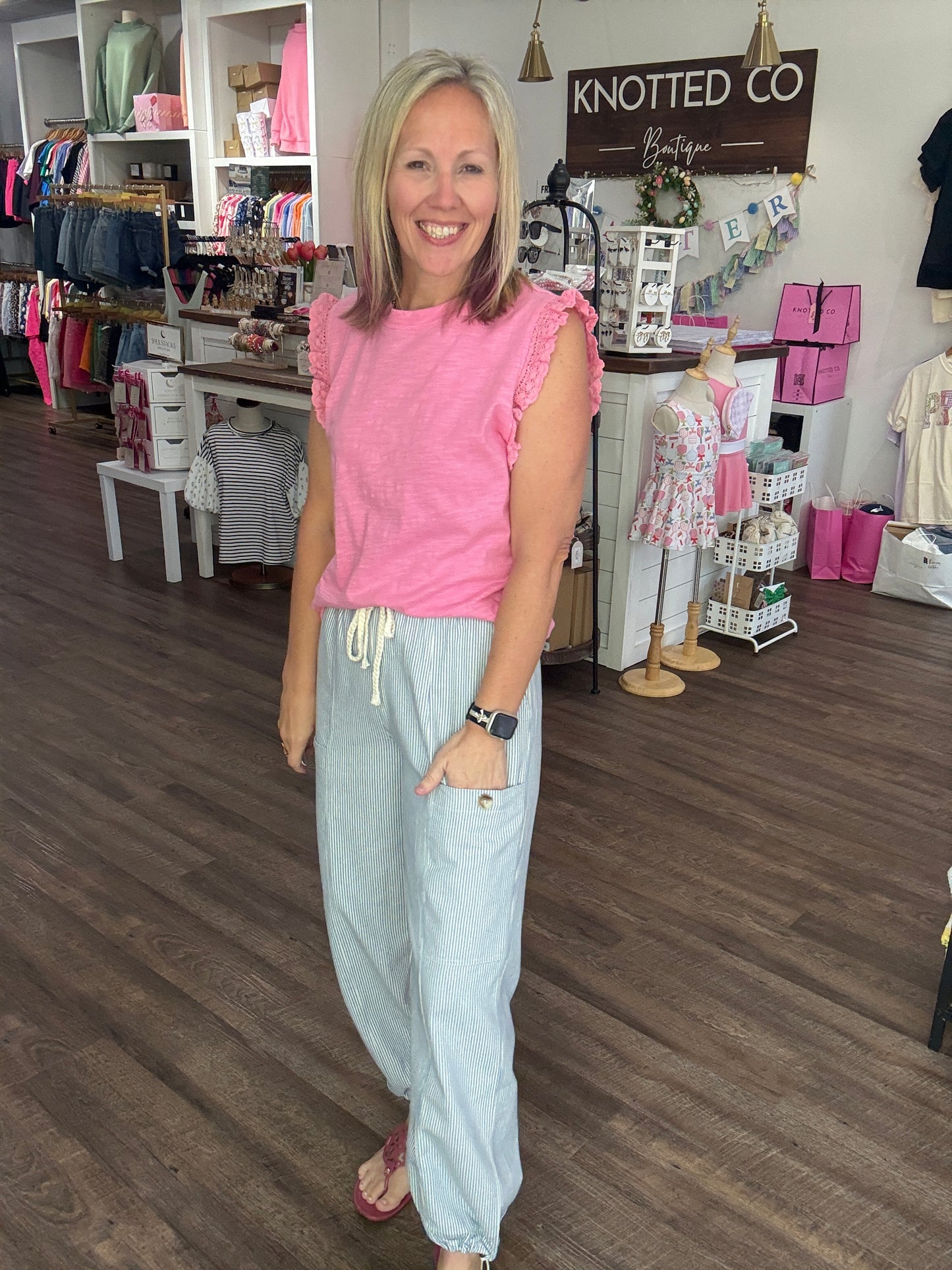 Harbor Stripe Joggers