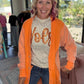 It's Friday Cardi- Orange