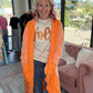 It's Friday Cardi- Orange