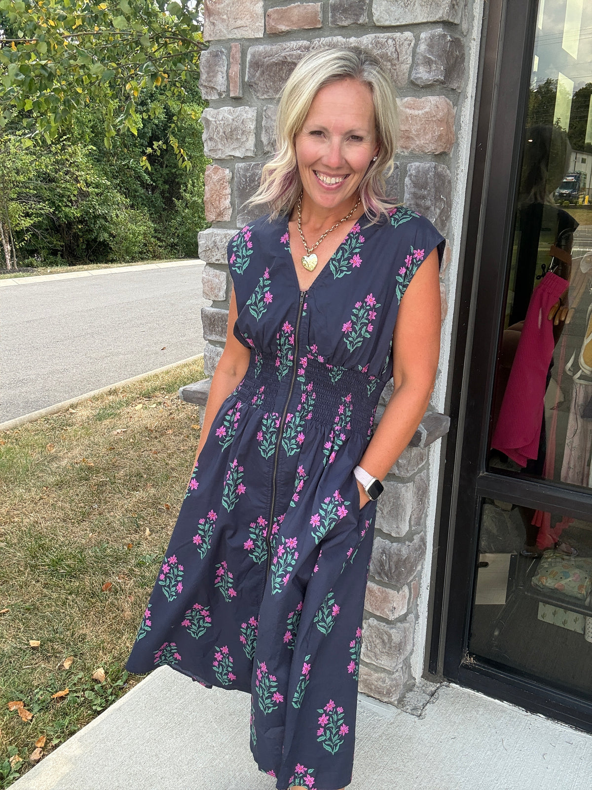Blooming into Fall Dress