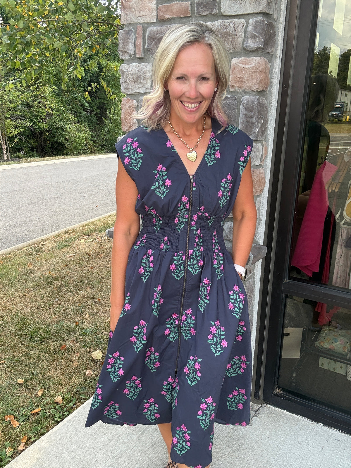 Blooming into Fall Dress
