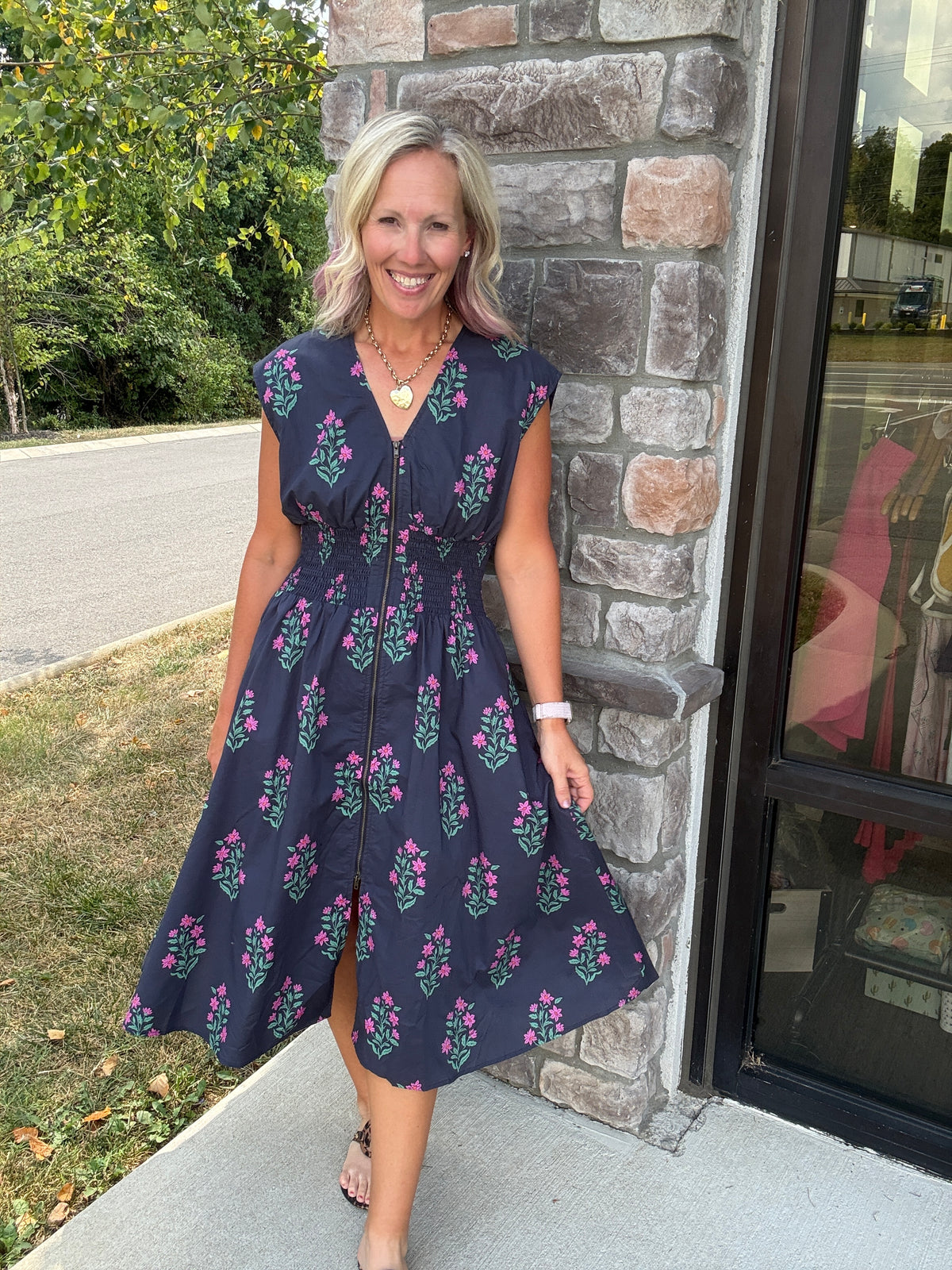 Blooming into Fall Dress