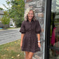 The Good Stitch Dress- Chocolate