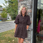 The Good Stitch Dress- Chocolate