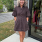 The Good Stitch Dress- Chocolate