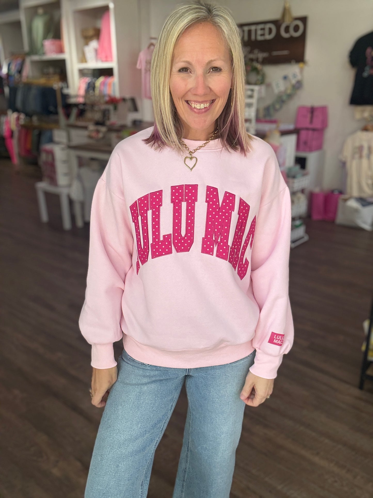 Pink Wink Lulu Sweatshirt