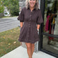 The Good Stitch Dress- Chocolate