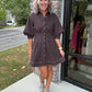 The Good Stitch Dress- Chocolate