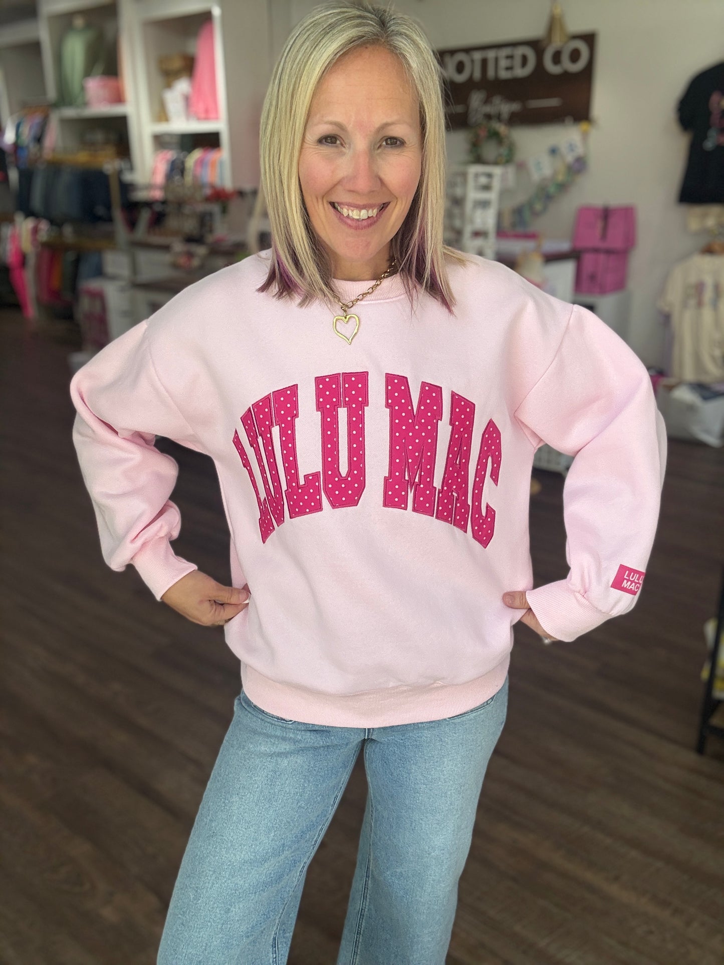 Pink Wink Lulu Sweatshirt
