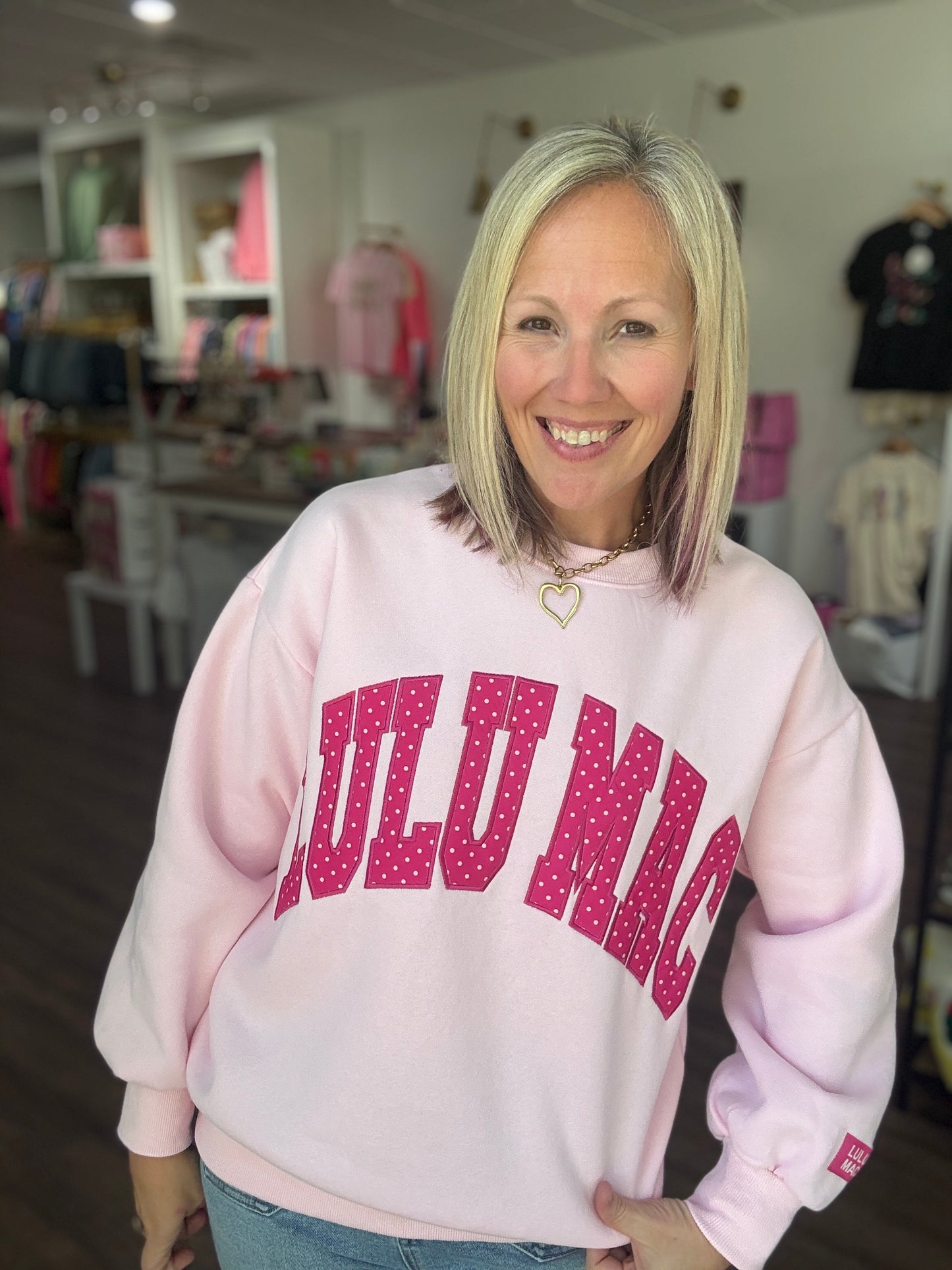 Pink Wink Lulu Sweatshirt