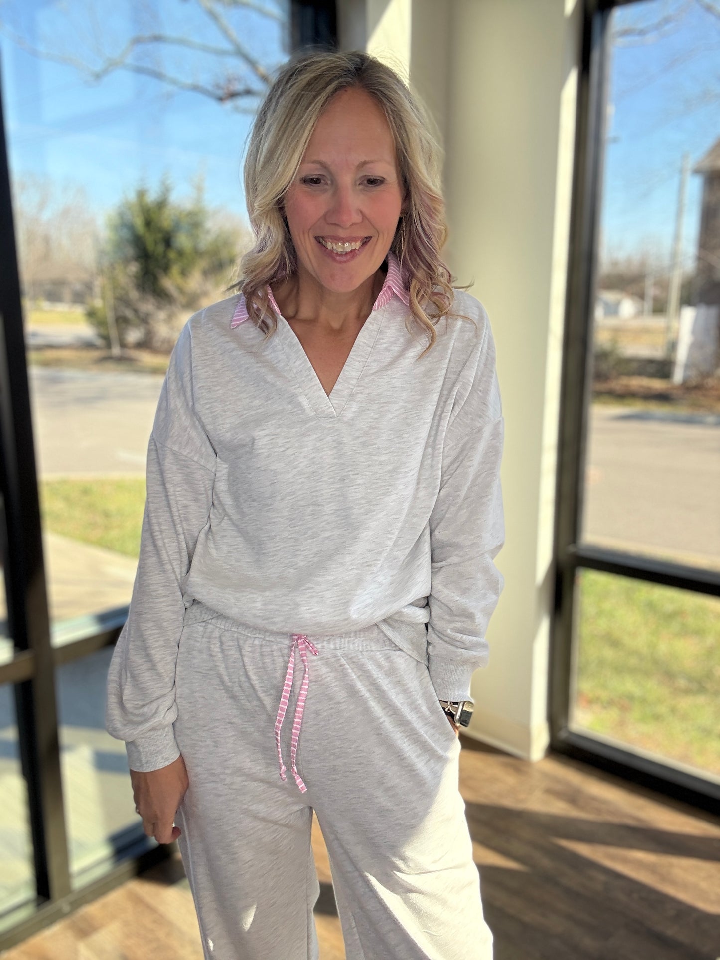 Pink Edge Lounge Set