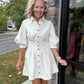 The Good Stitch Dress- Ecru