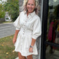 The Good Stitch Dress- Ecru