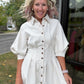 The Good Stitch Dress- Ecru