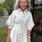 The Good Stitch Dress- Ecru