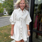 The Good Stitch Dress- Ecru