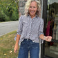 Falling For Gingham Top