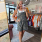 Camo Cozy Overalls- Shorts