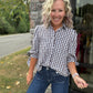 Falling For Gingham Top