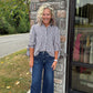 Falling For Gingham Top