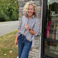Falling For Gingham Top