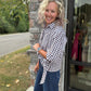 Falling For Gingham Top