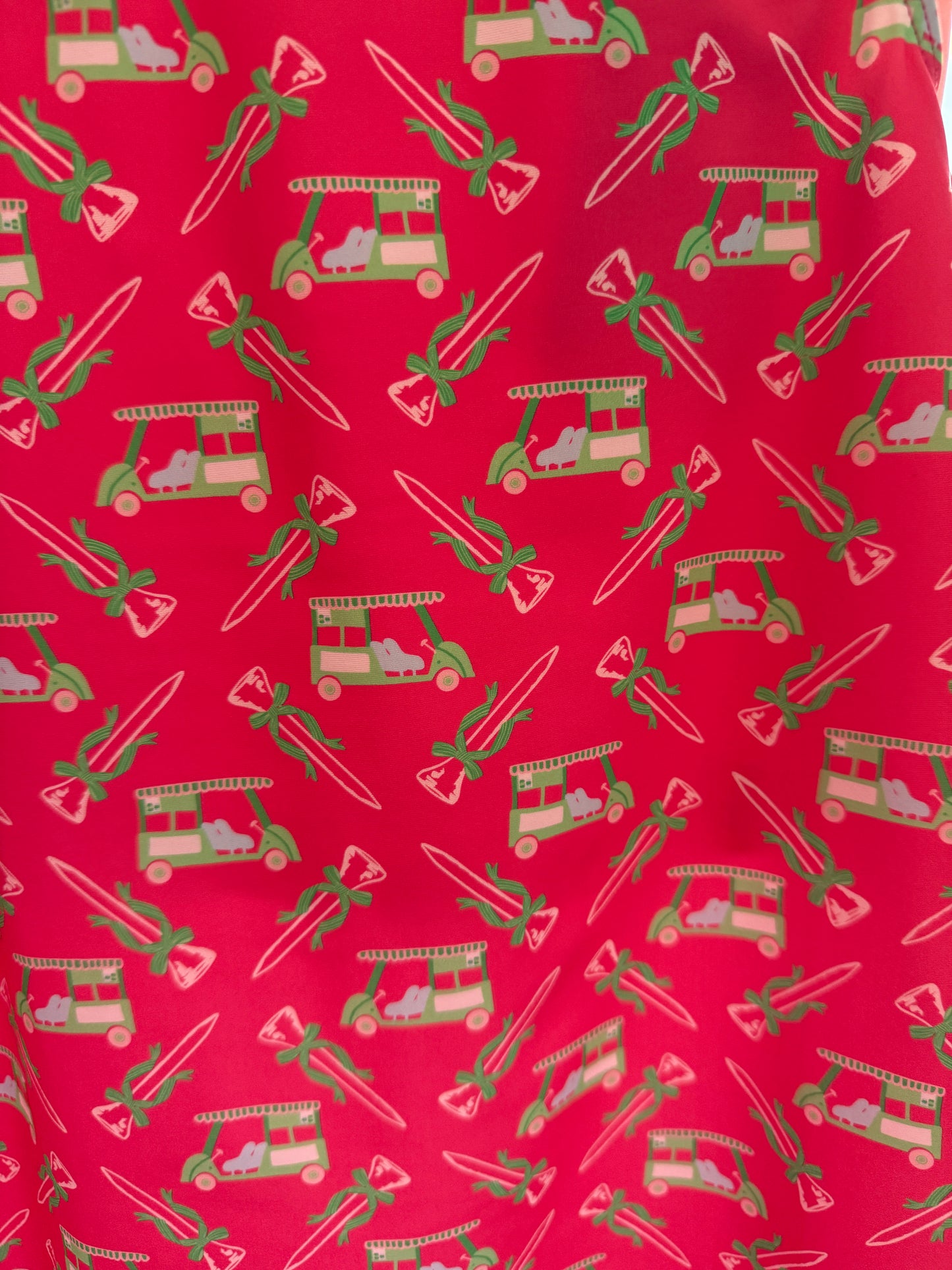 Golf Cart Cutie  Bow Dress
