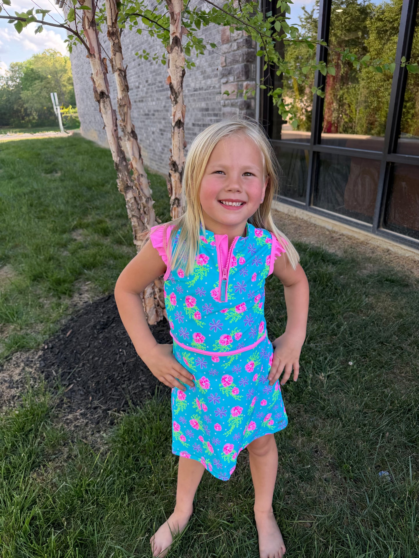 Happy Hibiscus Active Dress
