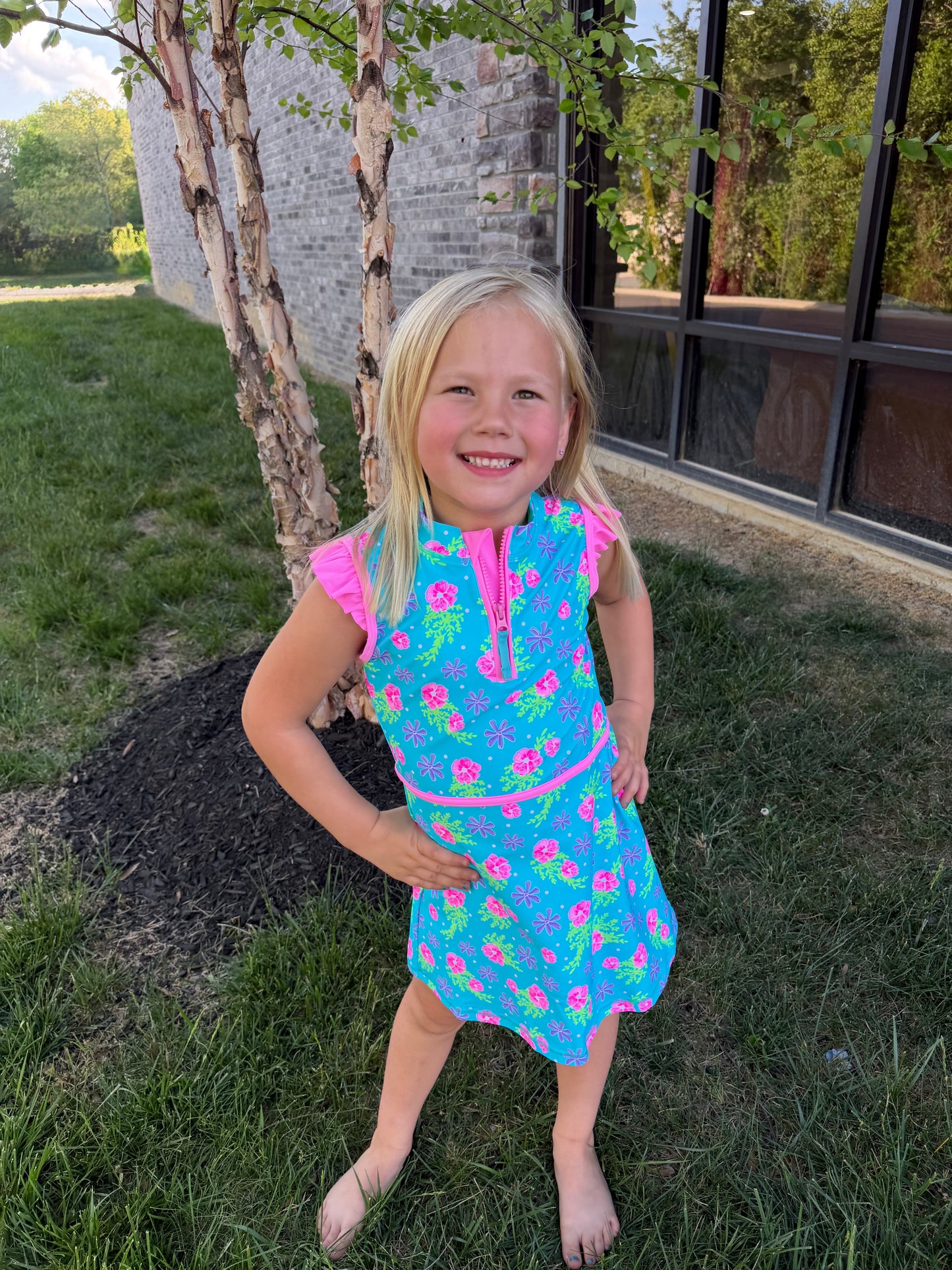Happy Hibiscus Active Dress