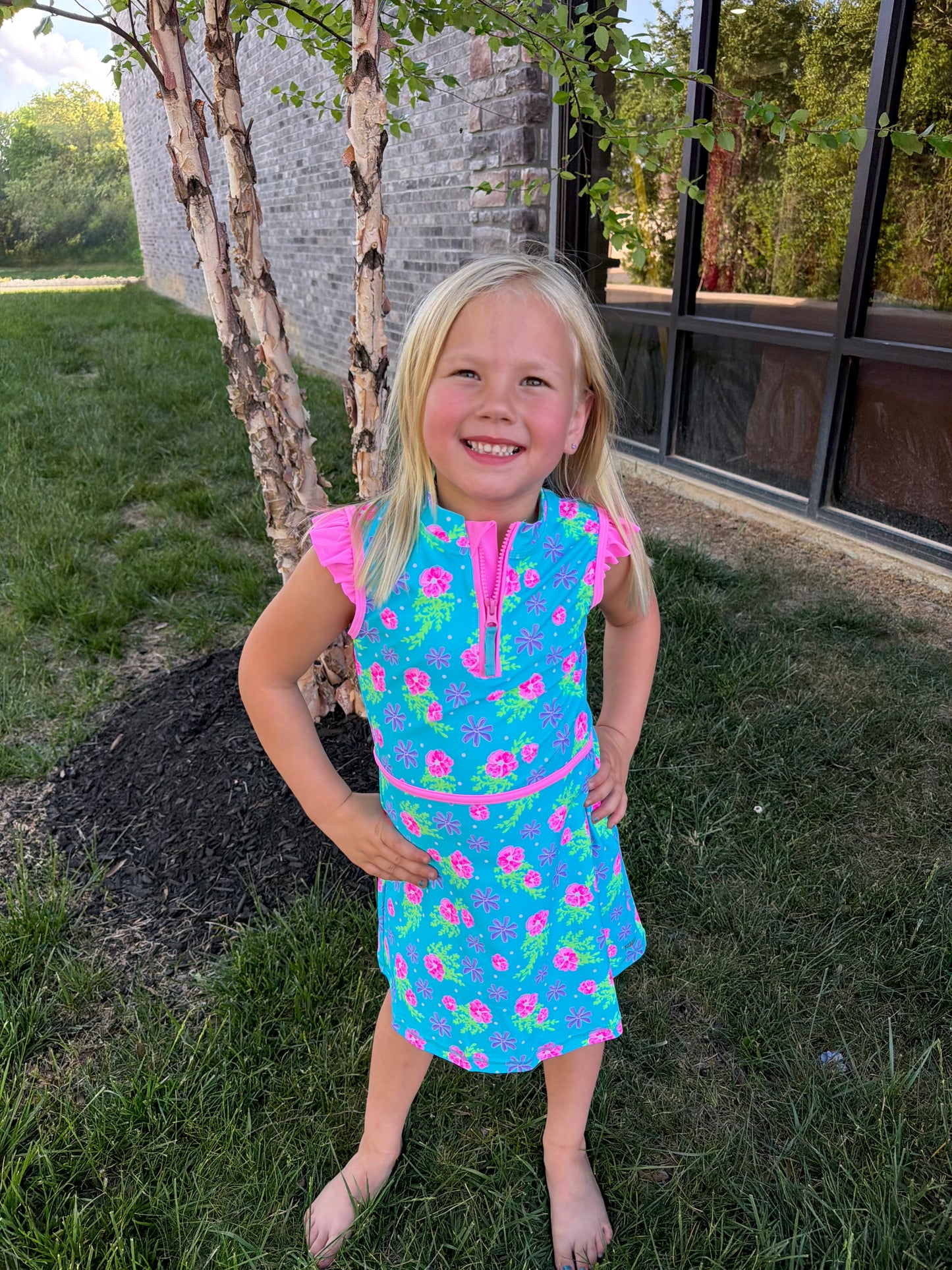 Happy Hibiscus Active Dress
