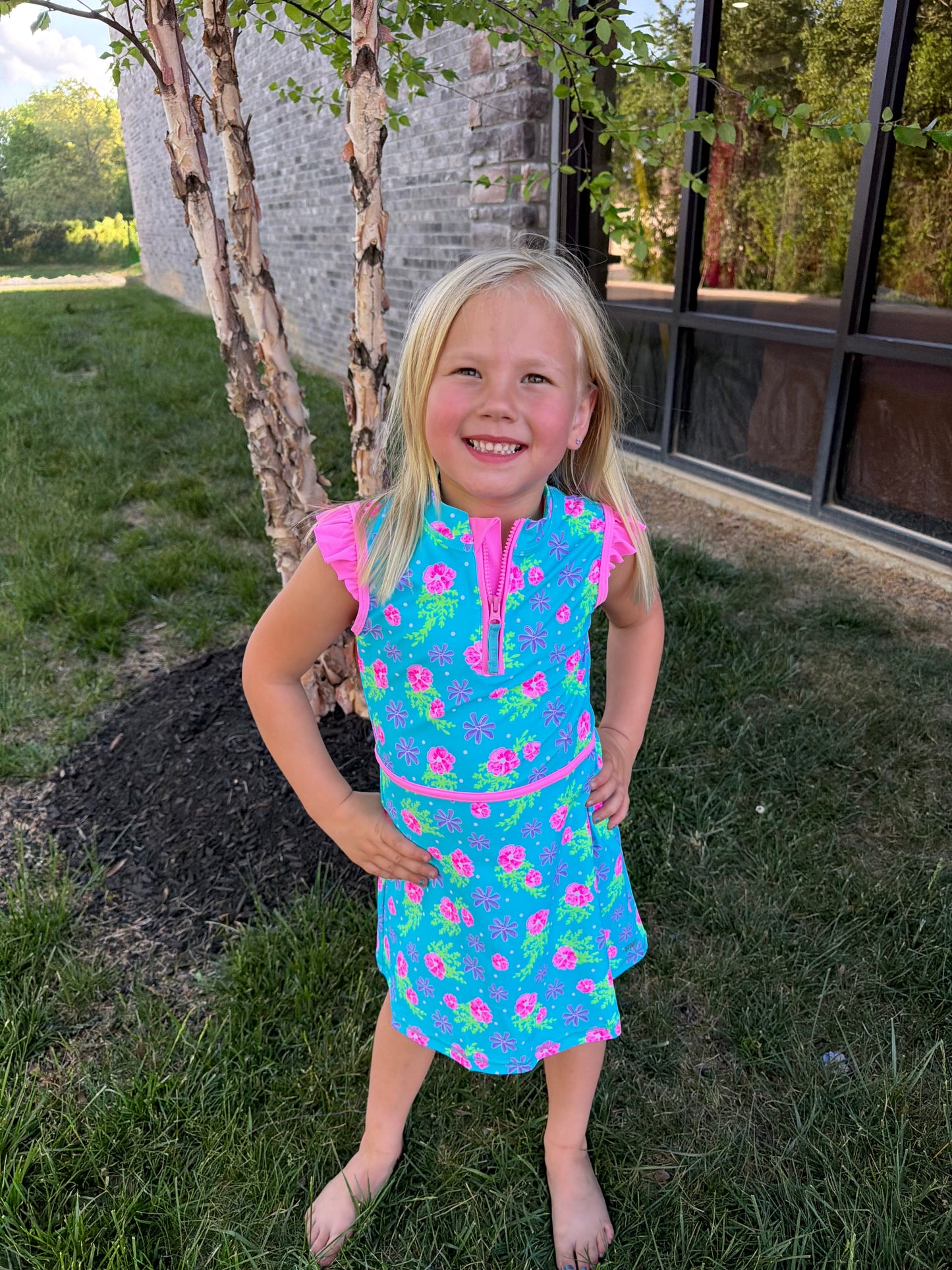 Happy Hibiscus Active Dress