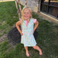 Sage Blossom Camo Dress